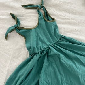 Alice + Ames tie shoulder tank ballet dress